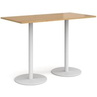 Click to view product details and reviews for Monza Rectangular Poseur Table With Flat Round White Bases 1600mm X 800mm Oak. Click to view product details and reviews for Monza Rectangular Poseur Table With Flat Round White Bases 1600mm X 800mm Oak.