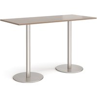 Click to view product details and reviews for Monza Rectangular Poseur Table With Flat Round Brushed Steel Bases 1800mm X 800mm Barcelona Walnut. Click to view product details and reviews for Monza Rectangular Poseur Table With Flat Round Brushed Steel Bases 1800mm X 800mm Barcelona Walnut.