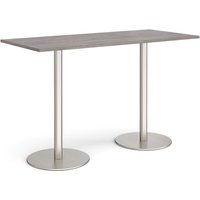 Click to view product details and reviews for Monza Rectangular Poseur Table With Flat Round Brushed Steel Bases 1800mm X 800mm Grey Oak. Click to view product details and reviews for Monza Rectangular Poseur Table With Flat Round Brushed Steel Bases 1800mm X 800mm Grey Oak.