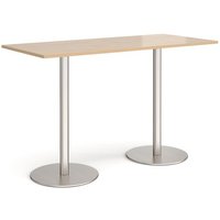 Click to view product details and reviews for Monza Rectangular Poseur Table With Flat Round Brushed Steel Bases 1800mm X 800mm Kendal Oak. Click to view product details and reviews for Monza Rectangular Poseur Table With Flat Round Brushed Steel Bases 1800mm X 800mm Kendal Oak.
