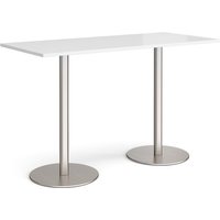 Click to view product details and reviews for Monza Rectangular Poseur Table With Flat Round Brushed Steel Bases 1800mm X 800mm White. Click to view product details and reviews for Monza Rectangular Poseur Table With Flat Round Brushed Steel Bases 1800mm X 800mm White.