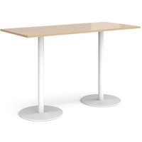 Click to view product details and reviews for Monza Rectangular Poseur Table With Flat Round White Bases 1800mm X 800mm Kendal Oak. Click to view product details and reviews for Monza Rectangular Poseur Table With Flat Round White Bases 1800mm X 800mm Kendal Oak.