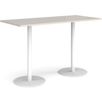 Click to view product details and reviews for Monza Rectangular Poseur Table With Flat Round White Bases 1800mm X 800mm Light Grey. Click to view product details and reviews for Monza Rectangular Poseur Table With Flat Round White Bases 1800mm X 800mm Light Grey.