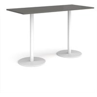 Click to view product details and reviews for Monza Rectangular Poseur Table With Flat Round White Bases 1800mm X 800mm Onyx Grey. Click to view product details and reviews for Monza Rectangular Poseur Table With Flat Round White Bases 1800mm X 800mm Onyx Grey.