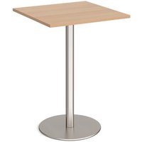 Click to view product details and reviews for Monza Square Poseur Table With Flat Round Brushed Steel Base 800mm Beech. Click to view product details and reviews for Monza Square Poseur Table With Flat Round Brushed Steel Base 800mm Beech.