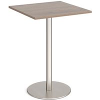 Click to view product details and reviews for Monza Square Poseur Table With Flat Round Brushed Steel Base 800mm Barcelona Walnut. Click to view product details and reviews for Monza Square Poseur Table With Flat Round Brushed Steel Base 800mm Barcelona Walnut.