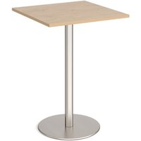 Click to view product details and reviews for Monza Square Poseur Table With Flat Round Brushed Steel Base 800mm Kendal Oak. Click to view product details and reviews for Monza Square Poseur Table With Flat Round Brushed Steel Base 800mm Kendal Oak.