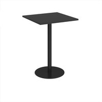 Click to view product details and reviews for Monza Square Poseur Table With Flat Round Black Base 800mm Black. Click to view product details and reviews for Monza Square Poseur Table With Flat Round Black Base 800mm Black.