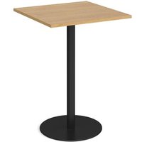Click to view product details and reviews for Monza Square Poseur Table With Flat Round Black Base 800mm Oak. Click to view product details and reviews for Monza Square Poseur Table With Flat Round Black Base 800mm Oak.