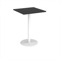 Click to view product details and reviews for Monza Square Poseur Table With Flat Round White Base 800mm Black. Click to view product details and reviews for Monza Square Poseur Table With Flat Round White Base 800mm Black.