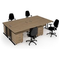 Click to view product details and reviews for Maestro Starter Kit For 4 People Comprising Of Kendal Oak Desk Black Frame Wooden Pedestal And Vantage Fabric Chair With Arms In Black. Click to view product details and reviews for Maestro Starter Kit For 4 People Comprising Of Kendal Oak Desk Black Frame Wooden Pedestal And Vantage Fabric Chair With Arms In Black.