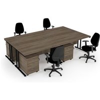 Click to view product details and reviews for Maestro Starter Kit For 4 People Comprising Of Nebraska Oak Desk Black Frame Wooden Pedestal And Vantage Fabric Chair With Arms In Black. Click to view product details and reviews for Maestro Starter Kit For 4 People Comprising Of Nebraska Oak Desk Black Frame Wooden Pedestal And Vantage Fabric Chair With Arms In Black.