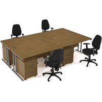 Click to view product details and reviews for Maestro Starter Kit For 4 People Comprising Of Oak Desk Silver Frame Wooden Pedestal And Vantage Fabric Chair With Arms In Black. Click to view product details and reviews for Maestro Starter Kit For 4 People Comprising Of Oak Desk Silver Frame Wooden Pedestal And Vantage Fabric Chair With Arms In Black.