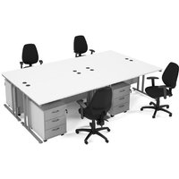 Click to view product details and reviews for Maestro Starter Kit For 4 People Comprising Of White Desk Silver Frame Wooden Pedestal And Vantage Fabric Chair With Arms In Black. Click to view product details and reviews for Maestro Starter Kit For 4 People Comprising Of White Desk Silver Frame Wooden Pedestal And Vantage Fabric Chair With Arms In Black.