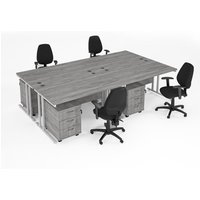 Click to view product details and reviews for Maestro Starter Kit For 4 People Comprising Of Grey Oak Desk White Frame Wooden Pedestal And Vantage Fabric Chair With Arms In Black. Click to view product details and reviews for Maestro Starter Kit For 4 People Comprising Of Grey Oak Desk White Frame Wooden Pedestal And Vantage Fabric Chair With Arms In Black.