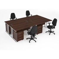 Click to view product details and reviews for Maestro Starter Kit For 4 People Comprising Of Walnut Desk White Frame Wooden Pedestal And Vantage Fabric Chair With Arms In Black. Click to view product details and reviews for Maestro Starter Kit For 4 People Comprising Of Walnut Desk White Frame Wooden Pedestal And Vantage Fabric Chair With Arms In Black.