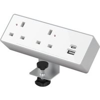 Click to view product details and reviews for Double Socket 240v With 1x 30w Usb C And 1x 27w Usb A Silver White. Click to view product details and reviews for Double Socket 240v With 1x 30w Usb C And 1x 27w Usb A Silver White.