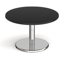 Click to view product details and reviews for Pisa Circular Coffee Table With Round Chrome Base 800mm Black. Click to view product details and reviews for Pisa Circular Coffee Table With Round Chrome Base 800mm Black.