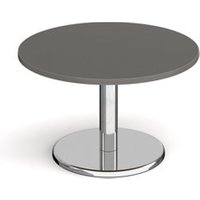 Click to view product details and reviews for Pisa Circular Coffee Table With Round Chrome Base 800mm Onyx Grey. Click to view product details and reviews for Pisa Circular Coffee Table With Round Chrome Base 800mm Onyx Grey.