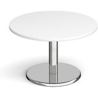 Click to view product details and reviews for Pisa Circular Coffee Table With Round Chrome Base 800mm White. Click to view product details and reviews for Pisa Circular Coffee Table With Round Chrome Base 800mm White.