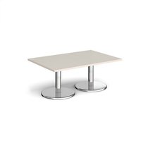 Click to view product details and reviews for Pisa Rectangular Coffee Table With Round Chrome Bases 1200mm X 800mm Light Grey. Click to view product details and reviews for Pisa Rectangular Coffee Table With Round Chrome Bases 1200mm X 800mm Light Grey.