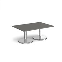 Click to view product details and reviews for Pisa Rectangular Coffee Table With Round Chrome Bases 1200mm X 800mm Onyx Grey. Click to view product details and reviews for Pisa Rectangular Coffee Table With Round Chrome Bases 1200mm X 800mm Onyx Grey.