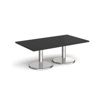 Click to view product details and reviews for Pisa Rectangular Coffee Table With Round Chrome Bases 1400mm X 800mm Black. Click to view product details and reviews for Pisa Rectangular Coffee Table With Round Chrome Bases 1400mm X 800mm Black.