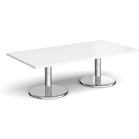 Click to view product details and reviews for Pisa Rectangular Coffee Table With Round Chrome Bases 1600mm X 800mm White. Click to view product details and reviews for Pisa Rectangular Coffee Table With Round Chrome Bases 1600mm X 800mm White.