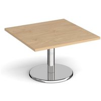 Click to view product details and reviews for Pisa Square Coffee Table With Round Chrome Base 800mm Kendal Oak. Click to view product details and reviews for Pisa Square Coffee Table With Round Chrome Base 800mm Kendal Oak.