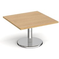 Click to view product details and reviews for Pisa Square Coffee Table With Round Chrome Base 800mm Oak. Click to view product details and reviews for Pisa Square Coffee Table With Round Chrome Base 800mm Oak.