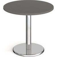 Click to view product details and reviews for Pisa Circular Dining Table With Round Chrome Base 800mm Onyx Grey. Click to view product details and reviews for Pisa Circular Dining Table With Round Chrome Base 800mm Onyx Grey.