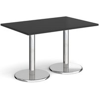 Click to view product details and reviews for Pisa Rectangular Dining Table With Round Chrome Bases 1200mm X 800mm Black. Click to view product details and reviews for Pisa Rectangular Dining Table With Round Chrome Bases 1200mm X 800mm Black.
