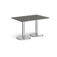 Click to view product details and reviews for Pisa Rectangular Dining Table With Round Chrome Bases 1200mm X 800mm Onyx Grey. Click to view product details and reviews for Pisa Rectangular Dining Table With Round Chrome Bases 1200mm X 800mm Onyx Grey.
