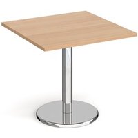 Click to view product details and reviews for Pisa Square Dining Table With Round Chrome Base 800mm Beech. Click to view product details and reviews for Pisa Square Dining Table With Round Chrome Base 800mm Beech.