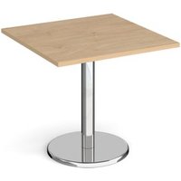 Click to view product details and reviews for Pisa Square Dining Table With Round Chrome Base 800mm Kendal Oak. Click to view product details and reviews for Pisa Square Dining Table With Round Chrome Base 800mm Kendal Oak.