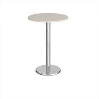 Click to view product details and reviews for Pisa Circular Poseur Table With Round Chrome Base 800mm Light Grey. Click to view product details and reviews for Pisa Circular Poseur Table With Round Chrome Base 800mm Light Grey.