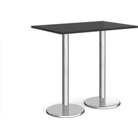 Click to view product details and reviews for Pisa Rectangular Poseur Table With Round Chrome Bases 1200mm X 800mm Black. Click to view product details and reviews for Pisa Rectangular Poseur Table With Round Chrome Bases 1200mm X 800mm Black.