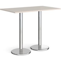 Click to view product details and reviews for Pisa Rectangular Poseur Table With Round Chrome Bases 1400mm X 800mm Light Grey. Click to view product details and reviews for Pisa Rectangular Poseur Table With Round Chrome Bases 1400mm X 800mm Light Grey.