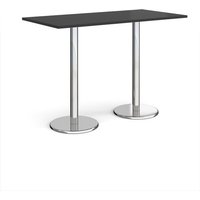 Click to view product details and reviews for Pisa Rectangular Poseur Table With Round Chrome Bases 1600mm X 800mm Black. Click to view product details and reviews for Pisa Rectangular Poseur Table With Round Chrome Bases 1600mm X 800mm Black.