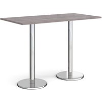 Click to view product details and reviews for Pisa Rectangular Poseur Table With Round Chrome Bases 1600mm X 800mm Grey Oak. Click to view product details and reviews for Pisa Rectangular Poseur Table With Round Chrome Bases 1600mm X 800mm Grey Oak.
