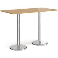 Click to view product details and reviews for Pisa Rectangular Poseur Table With Round Chrome Bases 1600mm X 800mm Oak. Click to view product details and reviews for Pisa Rectangular Poseur Table With Round Chrome Bases 1600mm X 800mm Oak.