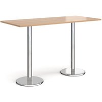 Click to view product details and reviews for Pisa Rectangular Poseur Table With Round Chrome Bases 1800mm X 800mm Beech. Click to view product details and reviews for Pisa Rectangular Poseur Table With Round Chrome Bases 1800mm X 800mm Beech.