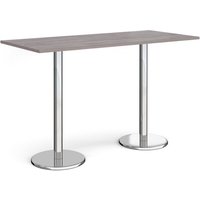 Click to view product details and reviews for Pisa Rectangular Poseur Table With Round Chrome Bases 1800mm X 800mm Grey Oak. Click to view product details and reviews for Pisa Rectangular Poseur Table With Round Chrome Bases 1800mm X 800mm Grey Oak.