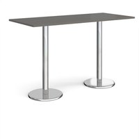 Click to view product details and reviews for Pisa Rectangular Poseur Table With Round Chrome Bases 1800mm X 800mm Onyx Grey. Click to view product details and reviews for Pisa Rectangular Poseur Table With Round Chrome Bases 1800mm X 800mm Onyx Grey.