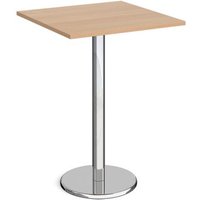 Click to view product details and reviews for Pisa Square Poseur Table With Round Chrome Base 800mm Beech. Click to view product details and reviews for Pisa Square Poseur Table With Round Chrome Base 800mm Beech.