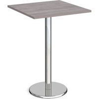 Click to view product details and reviews for Pisa Square Poseur Table With Round Chrome Base 800mm Grey Oak. Click to view product details and reviews for Pisa Square Poseur Table With Round Chrome Base 800mm Grey Oak.