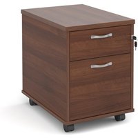 Click to view product details and reviews for Mobile 2 Drawer Pedestal With Silver Handles 600mm Deep Walnut. Click to view product details and reviews for Mobile 2 Drawer Pedestal With Silver Handles 600mm Deep Walnut.