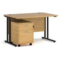 Click to view product details and reviews for Office Desk Rectangular Desk 1200mm With Pedestal Oak Top With Black Frame 800mm Depth Maestro 25 Sbk212o. Click to view product details and reviews for Office Desk Rectangular Desk 1200mm With Pedestal Oak Top With Black Frame 800mm Depth Maestro 25 Sbk212o.