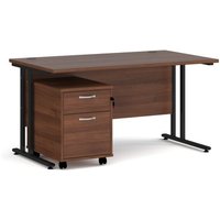Click to view product details and reviews for Office Desk Rectangular Desk 1400mm With Pedestal Walnut Top With Black Frame 800mm Depth Maestro 25 Sbk214w. Click to view product details and reviews for Office Desk Rectangular Desk 1400mm With Pedestal Walnut Top With Black Frame 800mm Depth Maestro 25 Sbk214w.