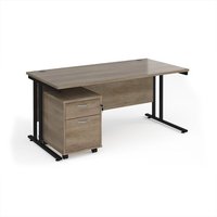 Click to view product details and reviews for Maestro 25 Straight Desk 1600mm X 800mm With Black Cantilever Frame And 2 Drawer Pedestal Nebraska Oak. Click to view product details and reviews for Maestro 25 Straight Desk 1600mm X 800mm With Black Cantilever Frame And 2 Drawer Pedestal Nebraska Oak.